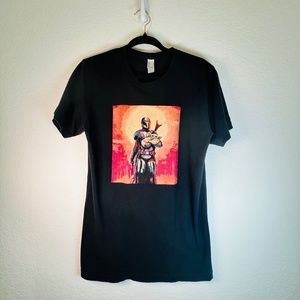 American Apparel T-shirt The Maandalorian Boba Fest size Small M13/115